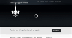 Desktop Screenshot of makeithappendsm.com