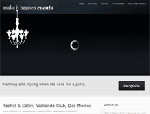 Tablet Screenshot of makeithappendsm.com